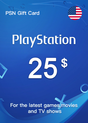 Sony US Playstation Network Playstation Store PSN USD 25 Code PS5 PS4
