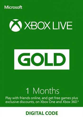 Xbox Live 1 Months Gold Subscription Card Global, mmorc.com